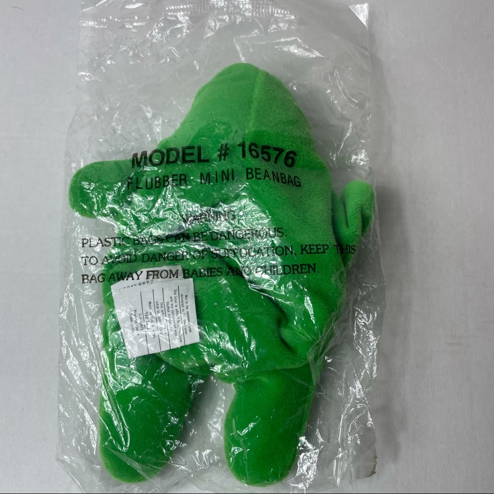 Rare Disney Flubber Mini Bean Bag 1997 NWT Toy - Picture 2 of 5